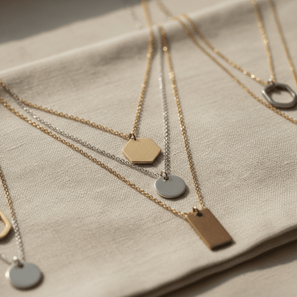 Wellness-themed necklace with meaningful pendant