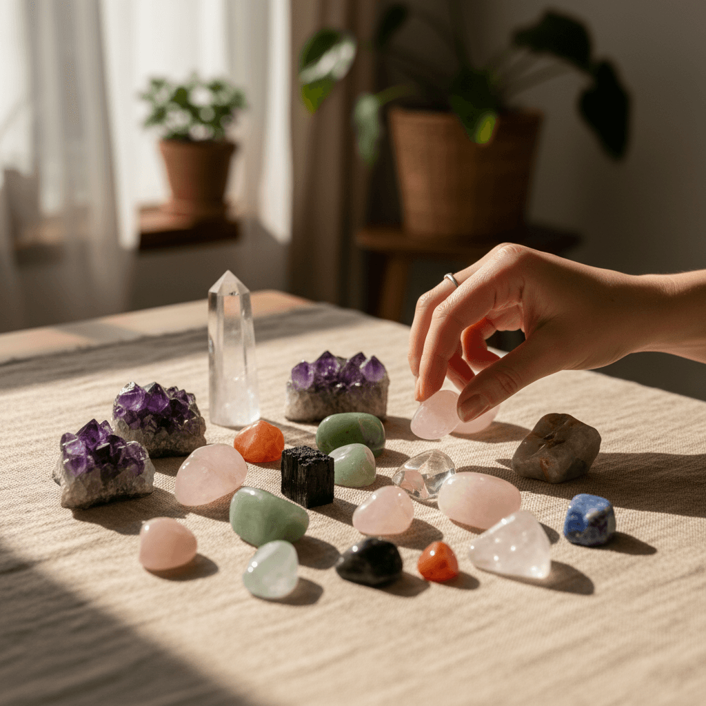 Healing and spiritual jewelry themes